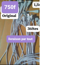 Câble chargeur trois têtes 