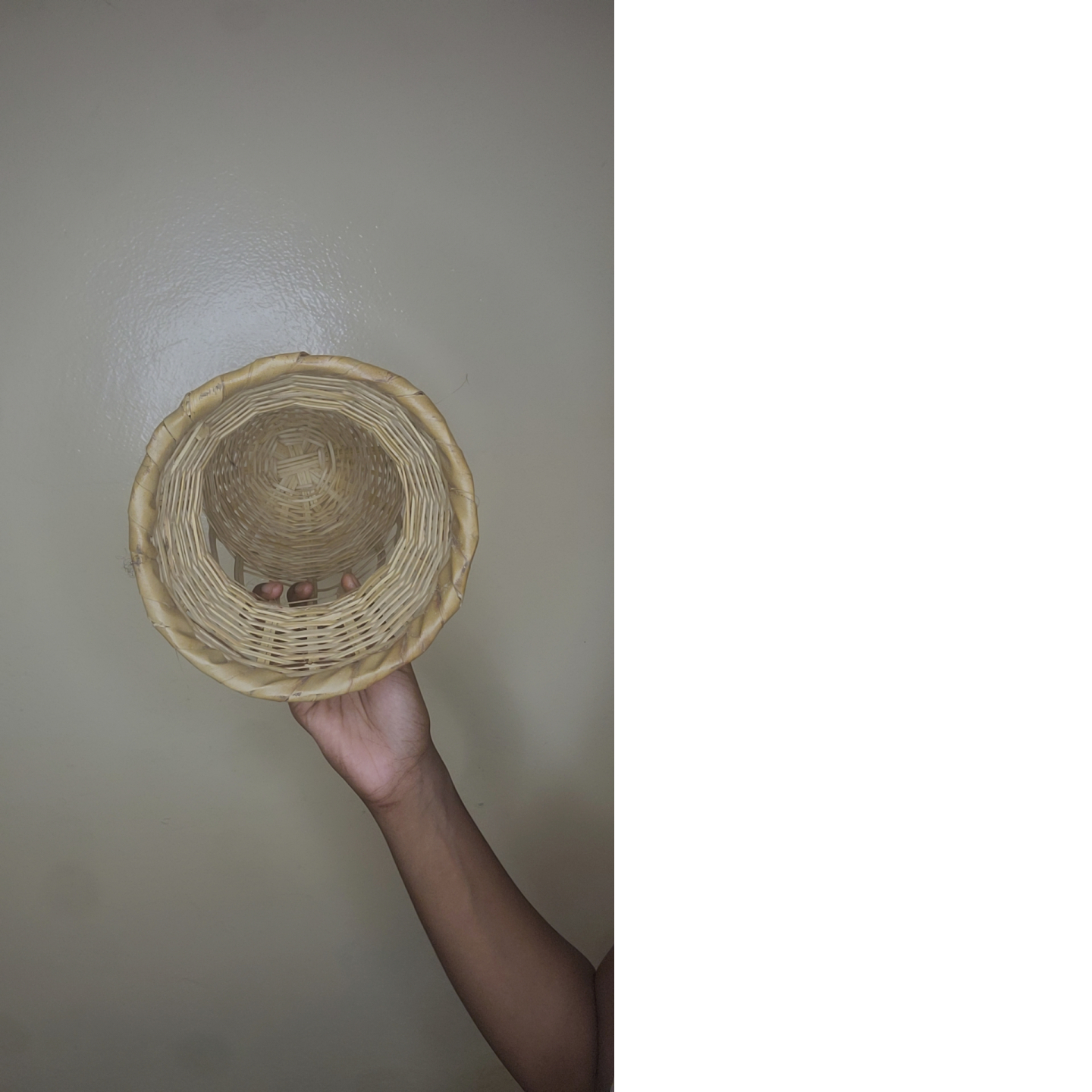 Tete porte perruque en liane