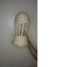 Tete porte perruque en liane