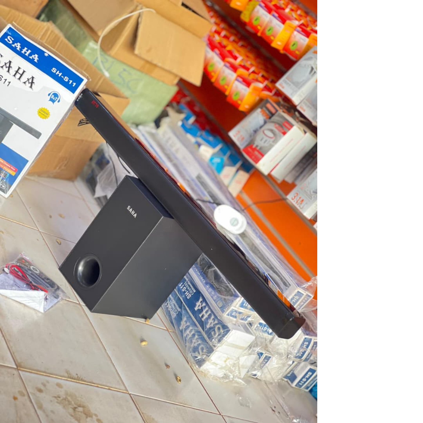 Barre de Son Multimédia SAHA SH-S11 avec Caisson de Basse