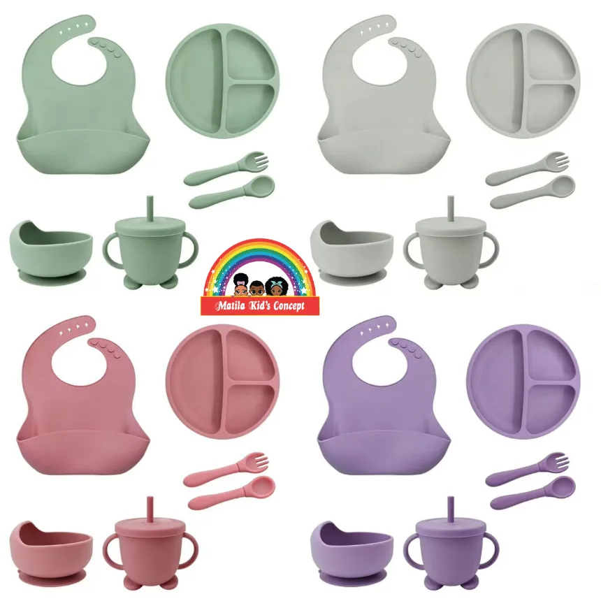 Couvert en silicone pour bébé 